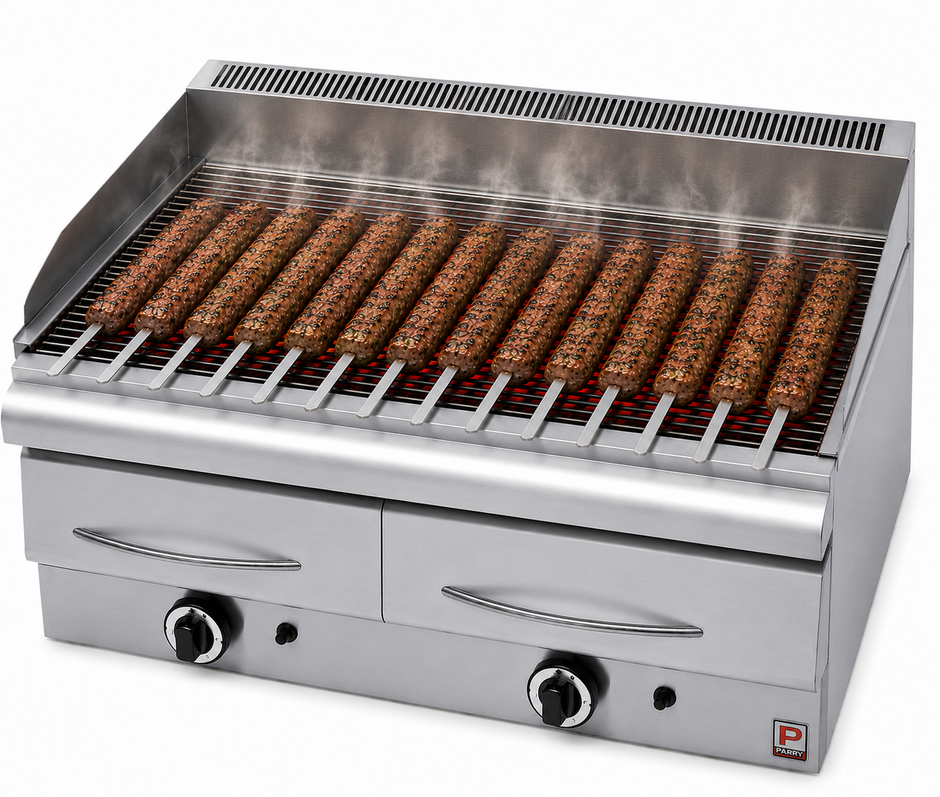 Petros GS-90 Heavy Duty Gas Vapor Radiant chargrill 36 Inch wide