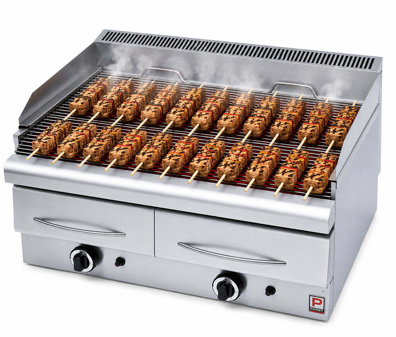 Petros GS-60 Heavy Duty Gas Vapor Radiant chargrill 24 Inch wide