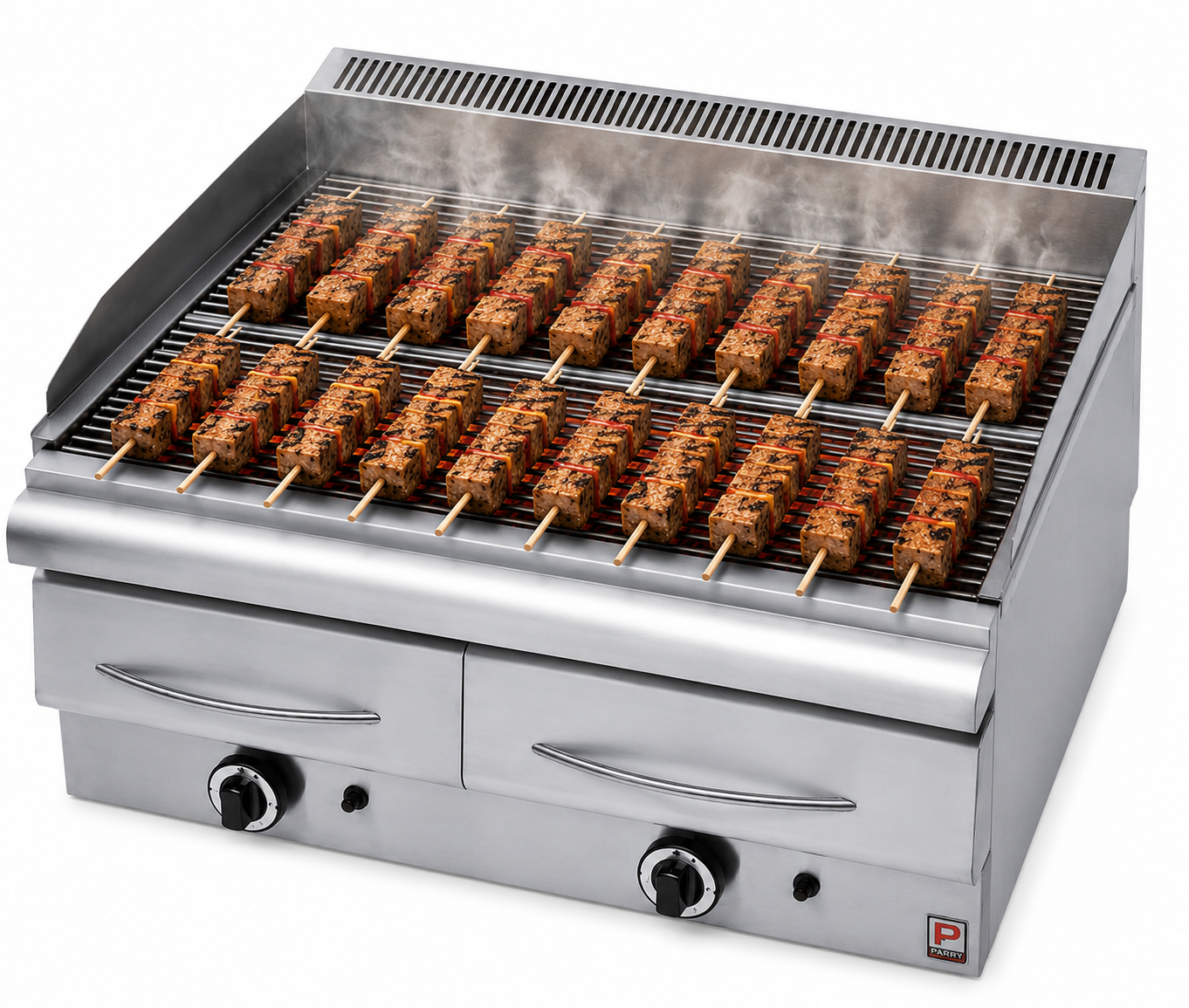 Petros GS-90 Heavy Duty Gas Vapor Radiant chargrill 36 Inch wide